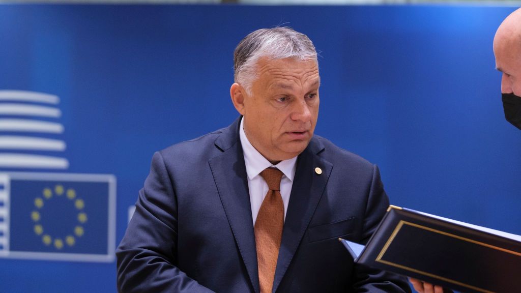 Na zdjęciu Viktor Orban w Brukseli