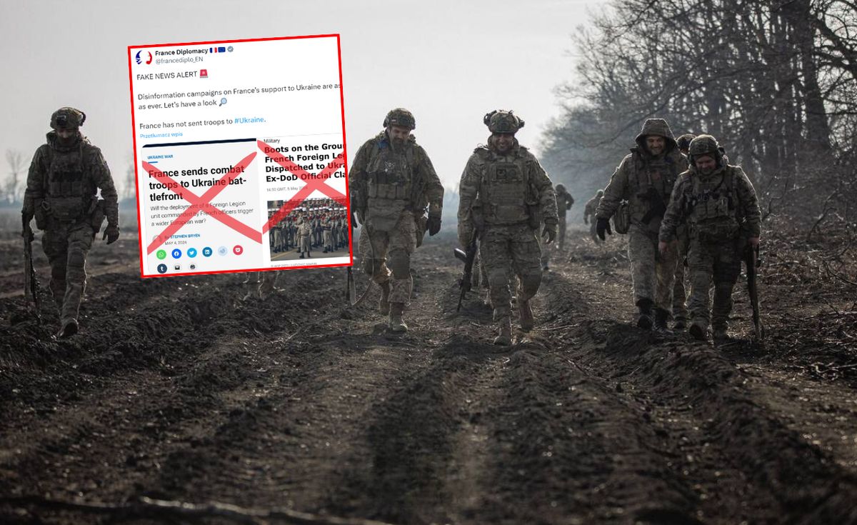 Francuscy żołnierze w Ukrainie? Jest komunikat MSZ 