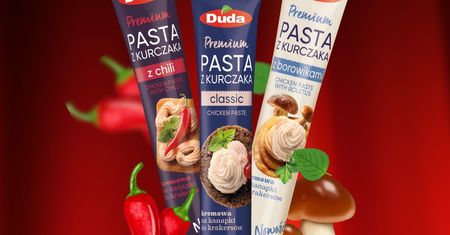 Pierwsza w Polsce pasta z kurczaka w tubce od marki Duda już w sprzedaży