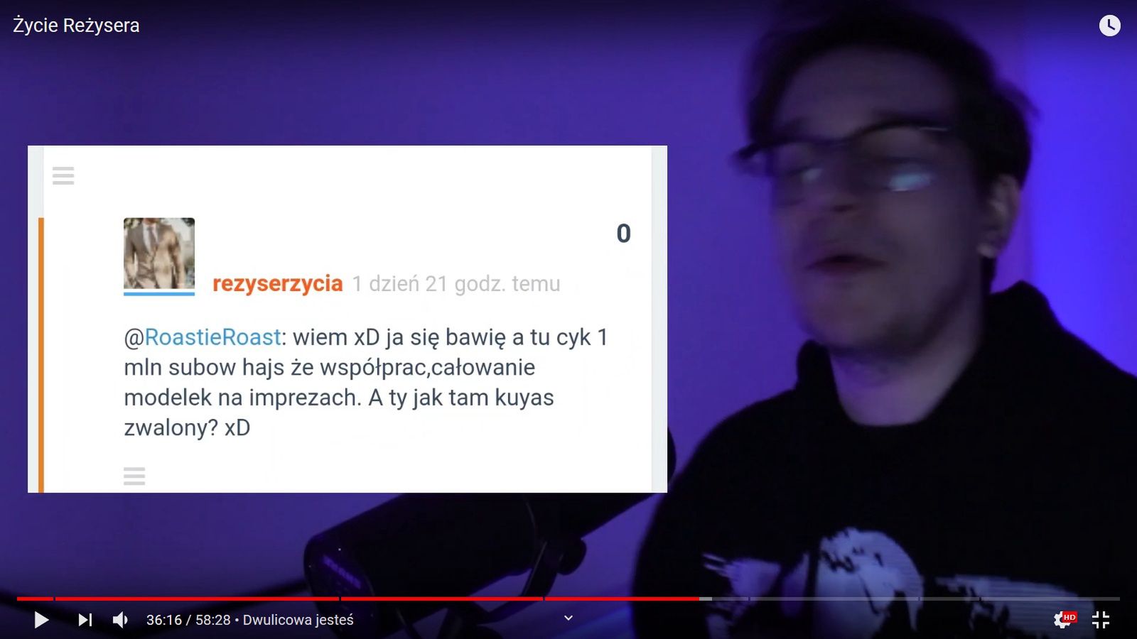 Gargamel rozlicza Reżysera Życia z jego szkodliwej działalności