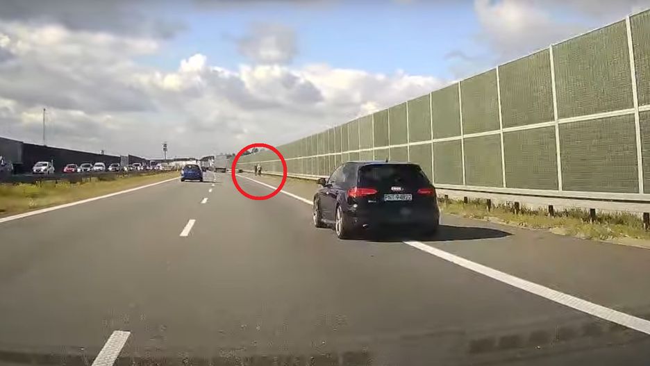 O krok od tragedii na A2. 