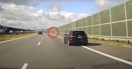Zapierające dech sceny na A2. O krok od tragedii