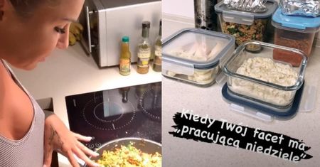 Troskliwa Blanka Lipińska PICHCI dla Barona posiłki na cały dzień: "Kiedy twój facet ma pracującą niedzielę" (FOTO)