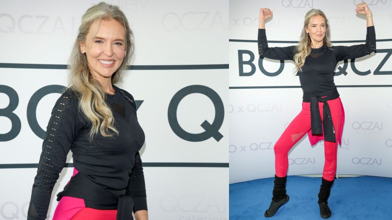 Znane twarze pozują na premierze linii ubrań treningowych Qczaja