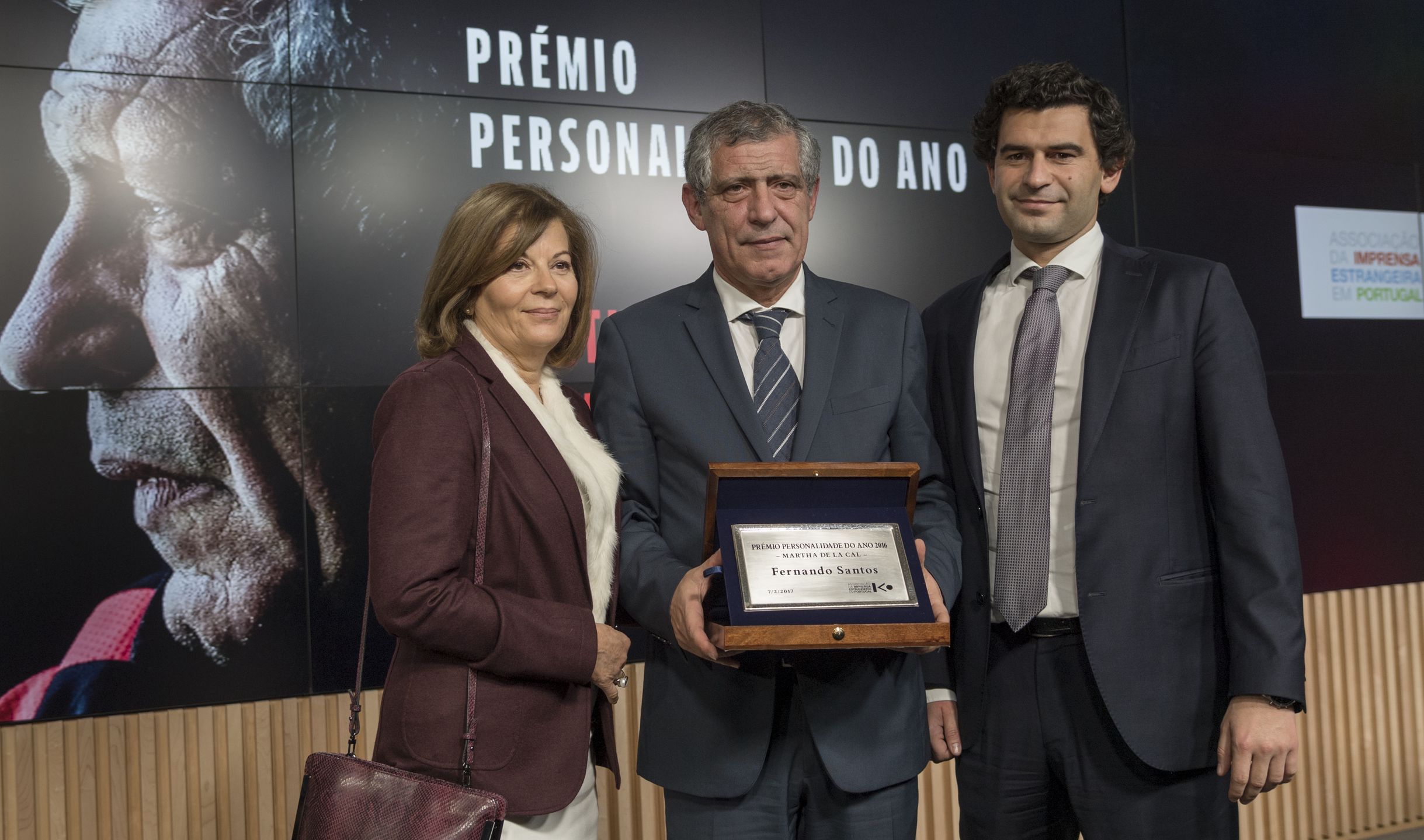Fernando Santos i jego żona, Guilhermina Santos
