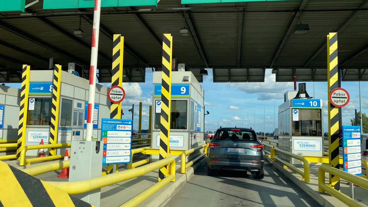 Bramki na autostradzie