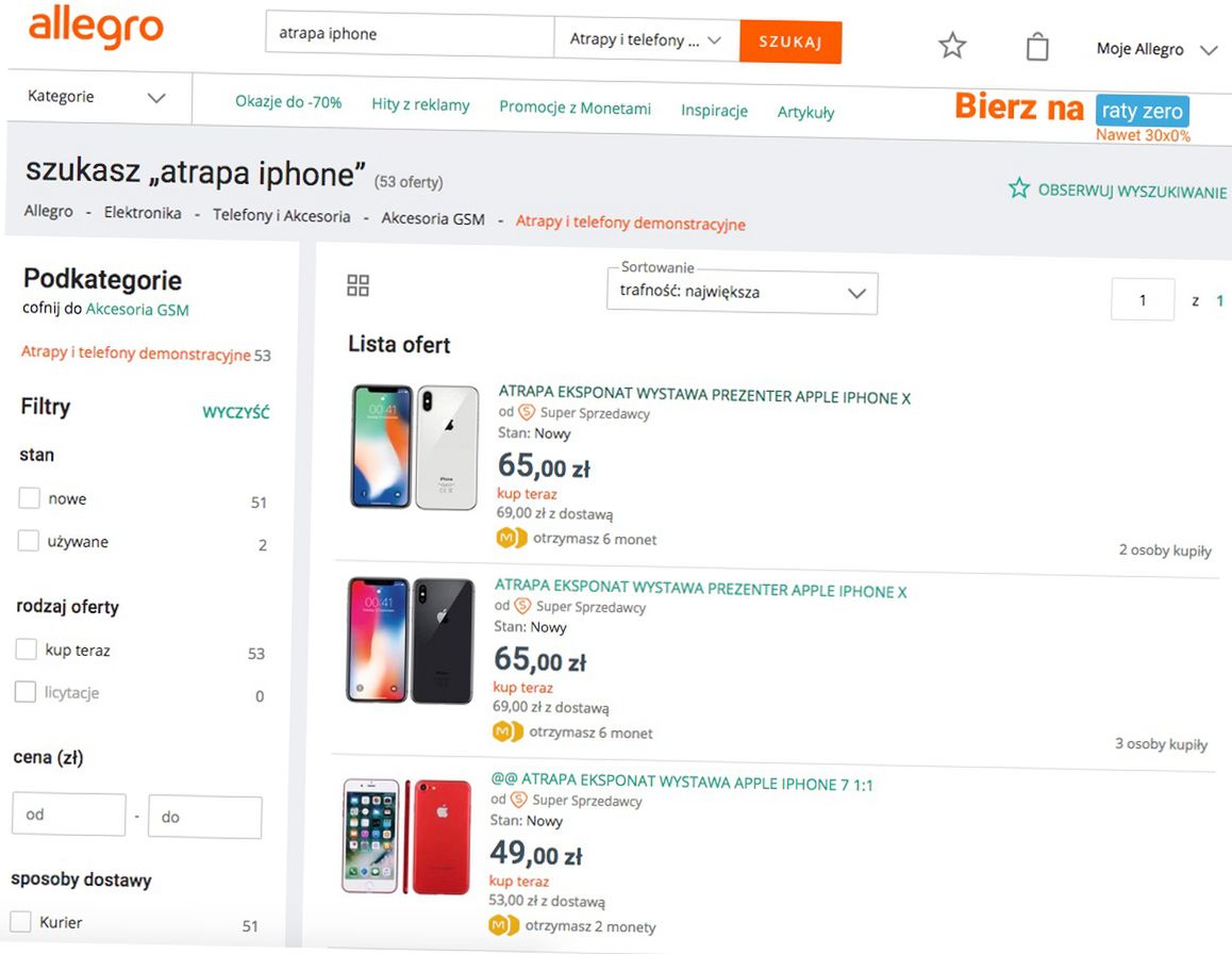 400 zł za kawałek plastiku o kształcie iPhone'a, czyli kilka słów o atrapach smartfonów 2