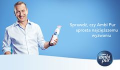 Wojciech Jagielski z „najcięższym wyzwaniem” reklamuje Ambi Pur (wideo)