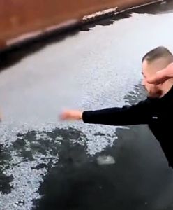 Dziecko utknęło na lodzie. Dramatyczny moment w Gdańsku