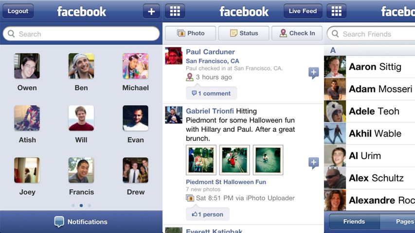 Poprawiony Facebook na iOS – gdzie wersja na iPada? 1