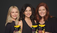 Katarzyna Dowbor, Maria Dębska i Evelina Ross w reklamie Garnier Olia