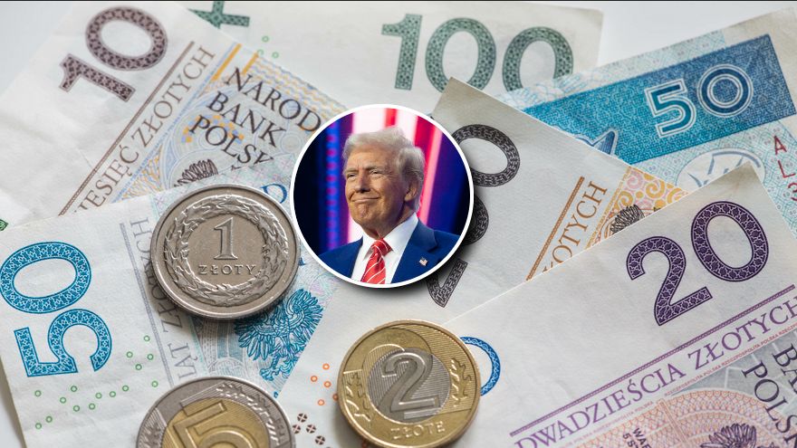 Kurs złotego do dolara będzie zależny m.in. od polityki Trumpa