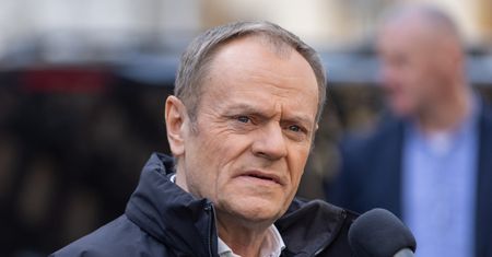 Incydent na konferencji Tuska w Żywcu. "O Boże, chłopie!"