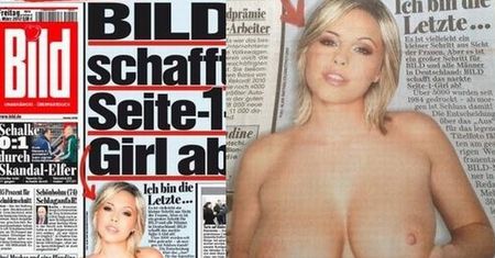 "Bild" kończy z gołymi modelkami! WYRWAŁ ROZEBRAŁA SIĘ OSTATNIA!