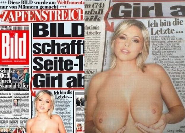 "Bild" kończy z gołymi modelkami! WYRWAŁ ROZEBRAŁA SIĘ OSTATNIA!