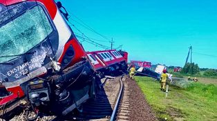 Policja zakończyła działania na miejscu katastrofy kolejowej w Garbatce