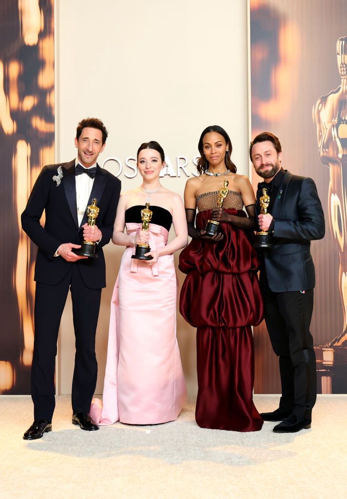 Adrien Brody, Mikey Madison, Zoe Saldaña i Kieran Culkin