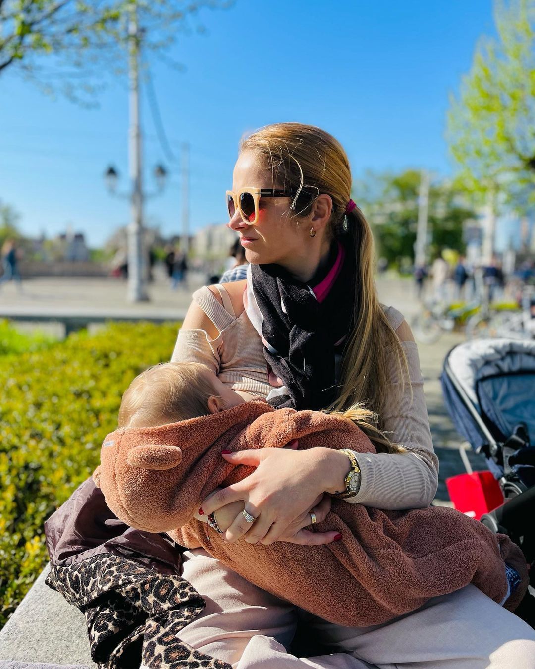 Marta Paszkin z synem