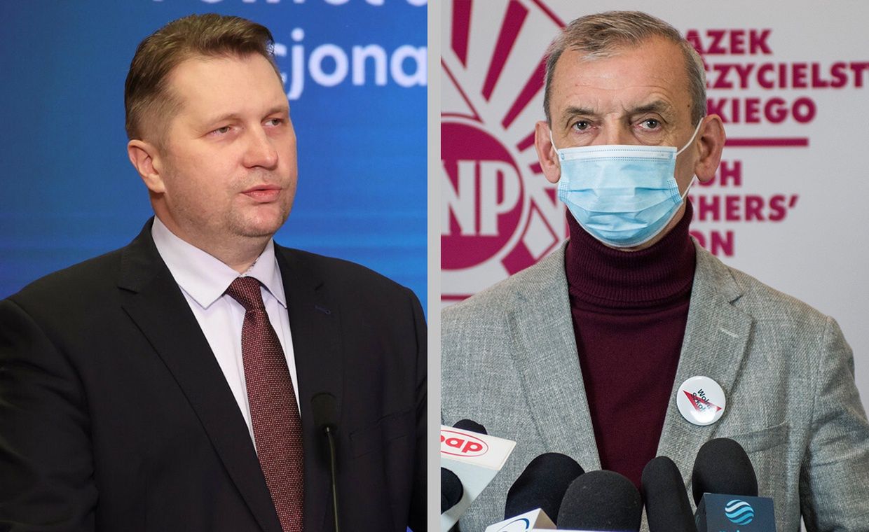 Przemysław Czarnek ogłosił wcześniejszy powrót do szkół. Sławomir Broniarz komentuje