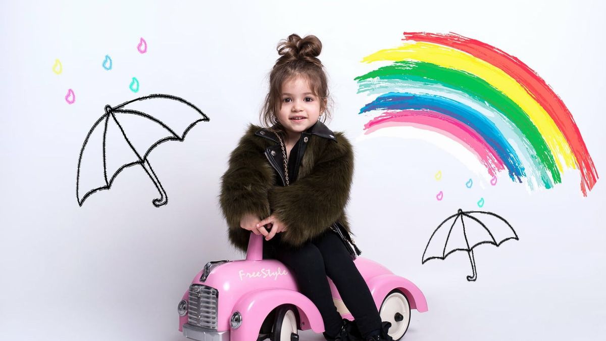 Harlee na samochodzie