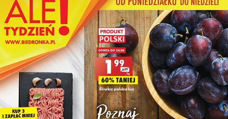 Biedronka najnowsza gazetka od poniedziałku 22 sierpnia. Promocje w Biedronce 22.08-28.08
