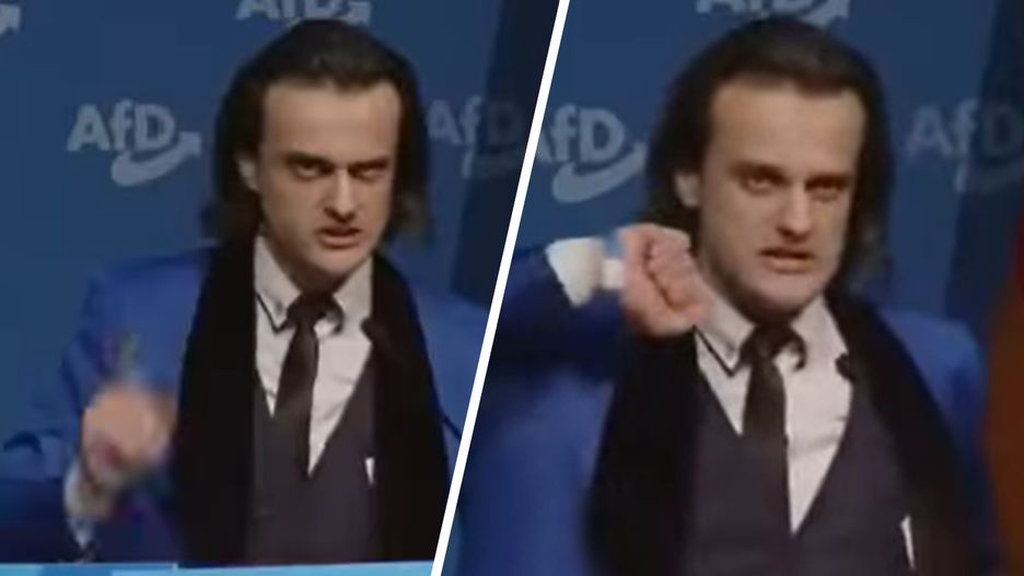 Dziwaczne wystąpienie Alexandra Eichwalda