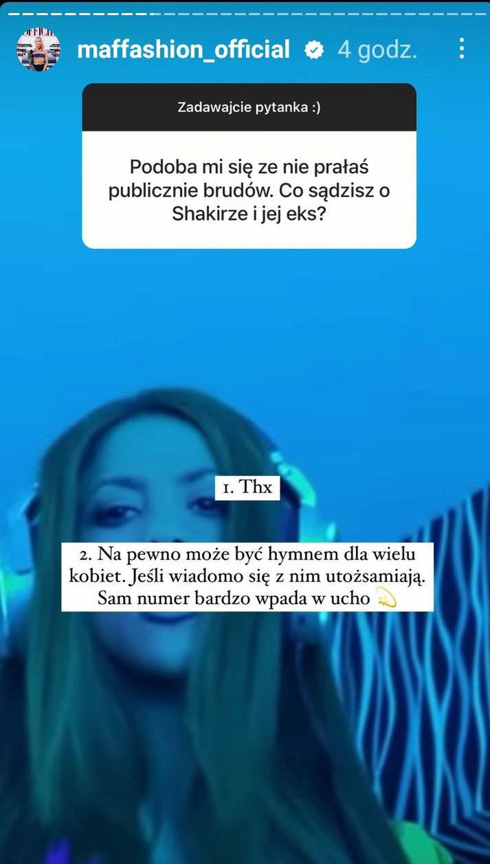 Maffashion komentuje nową piosenkę Shakiry! 