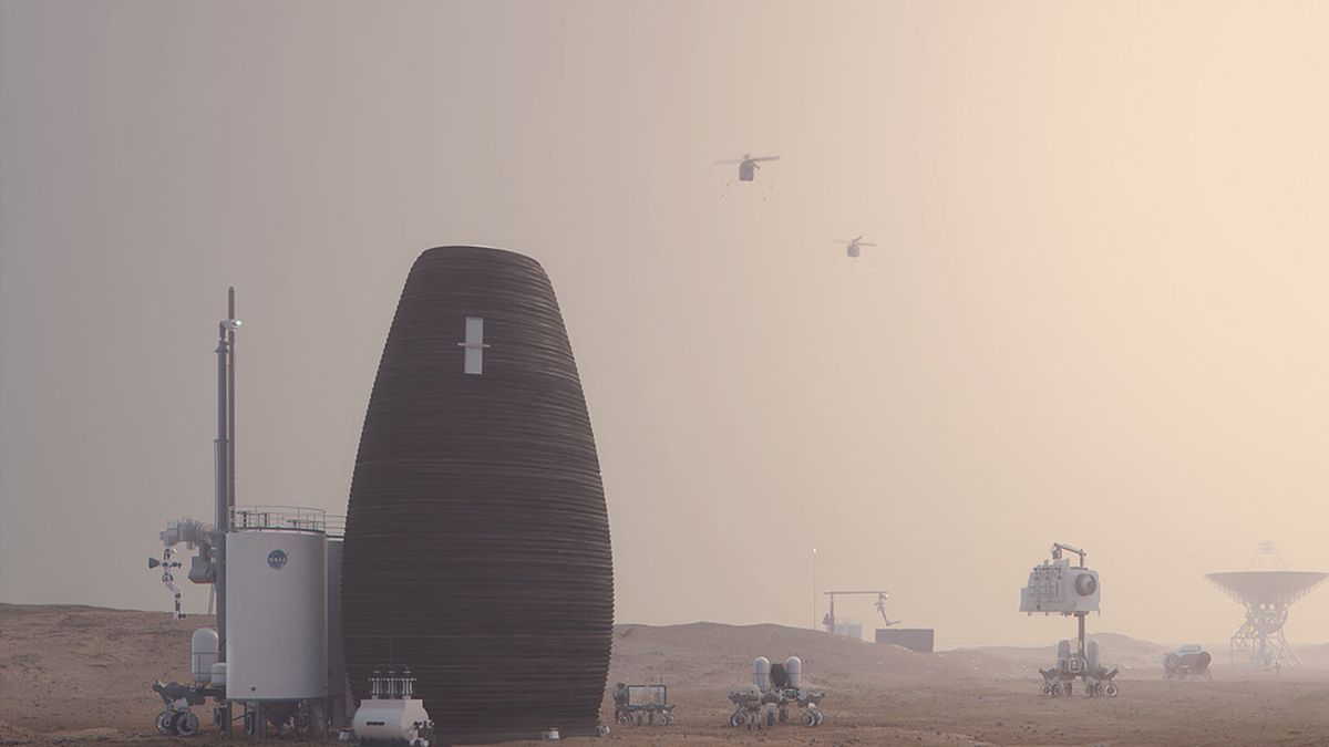 Finał konkursu NASA. To nie wazon, ani kubek na yerba mate. Tak będzie wyglądać kolonia na Marsie 1