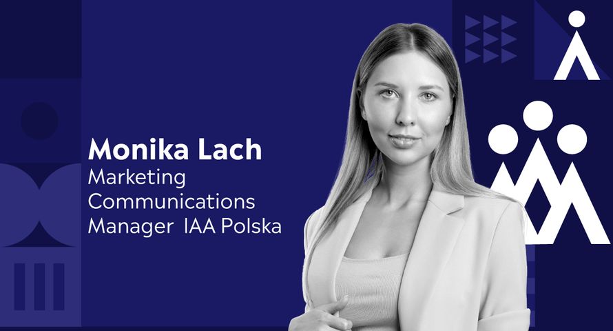 Monika Lach w zespole biura IAA Polska