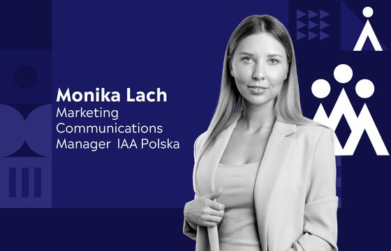 Monika Lach w zespole biura IAA Polska
