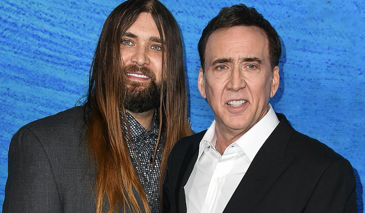 Nicolas Cage with his son Weston