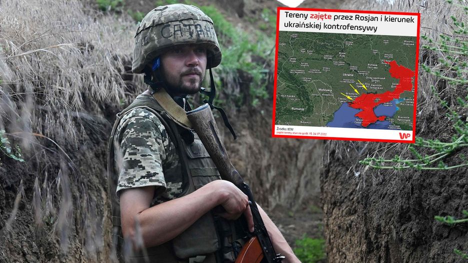 Wołodymyr Zełenski ogłosił, że ukraińska armia wkracza do okupowanego obwodu chersońskiego 
