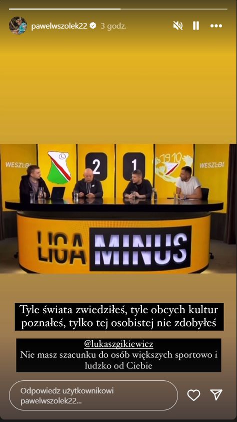 Paweł Wszołek odniósł się do słów Łukasza Gikiewicza