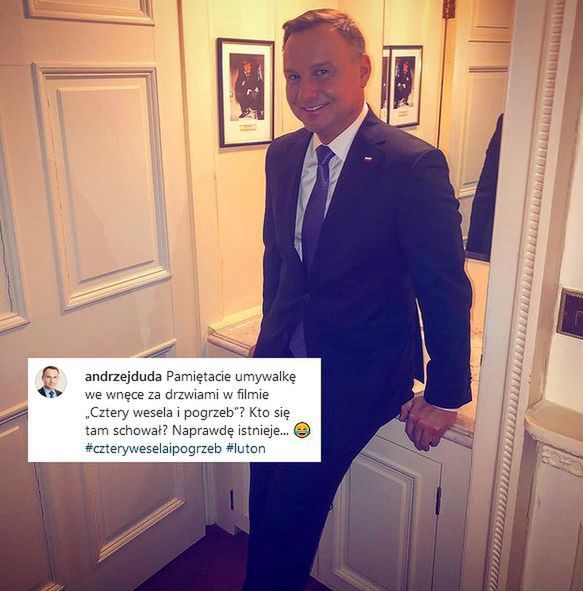 Andrzej Duda na Instagramie