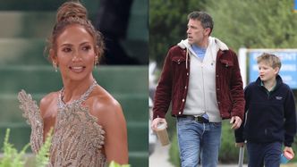 Ben Affleck spędził Dzień Ojca z synem i jego mamą. Wylewna Jennifer Lopez komentuje: "Nasz BOHATER" (FOTO)