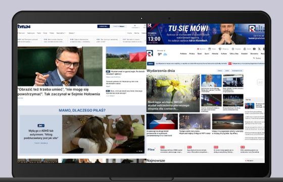 Stacje informacyjne w internecie. TVN24 liderem, ale to Republika przyciąga na trzy razy dłużej