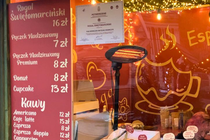 W cukierni jest rogal świętomarciński za 16 złotych