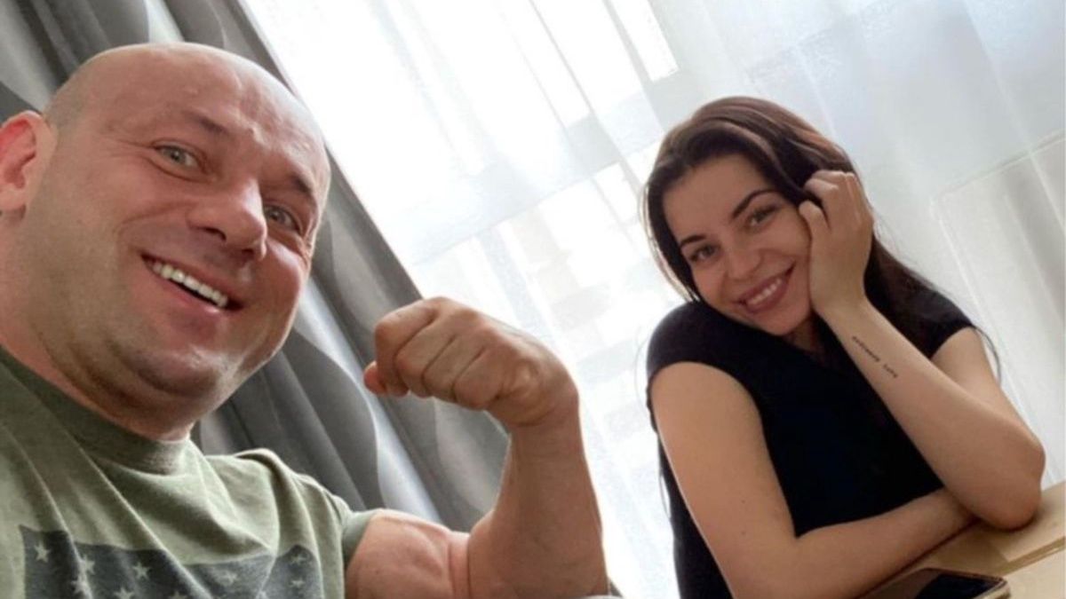 Robert Burneika i jego żona Kaja