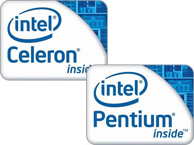 Intel Celeron Pentium procesor logo