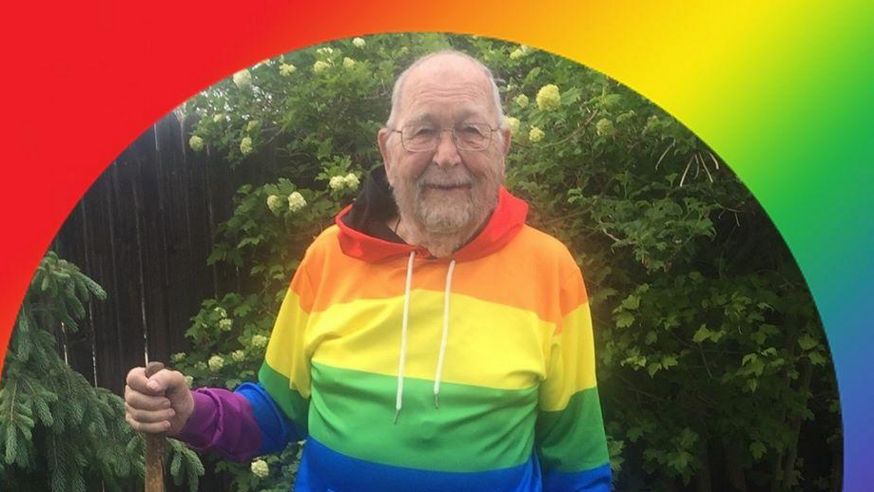 90-letni dziadek wyznał, że jest gejem