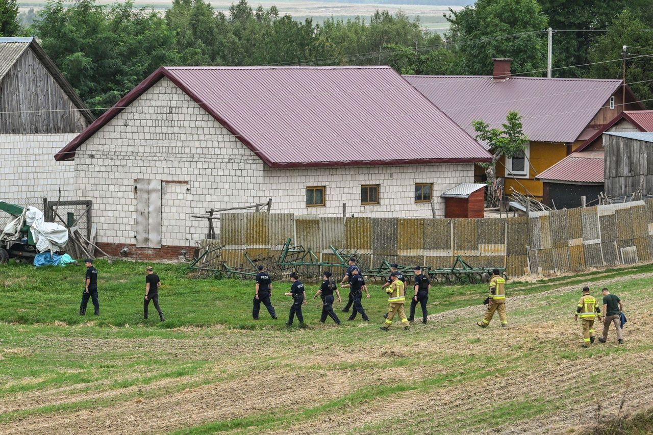 Majdan-Sielec: Znaleziono dron z napisami w cyrylicy
