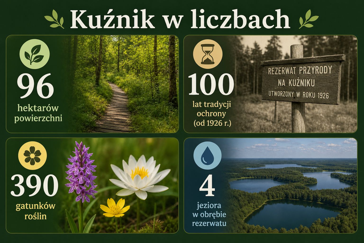 Kuźnik w liczbach