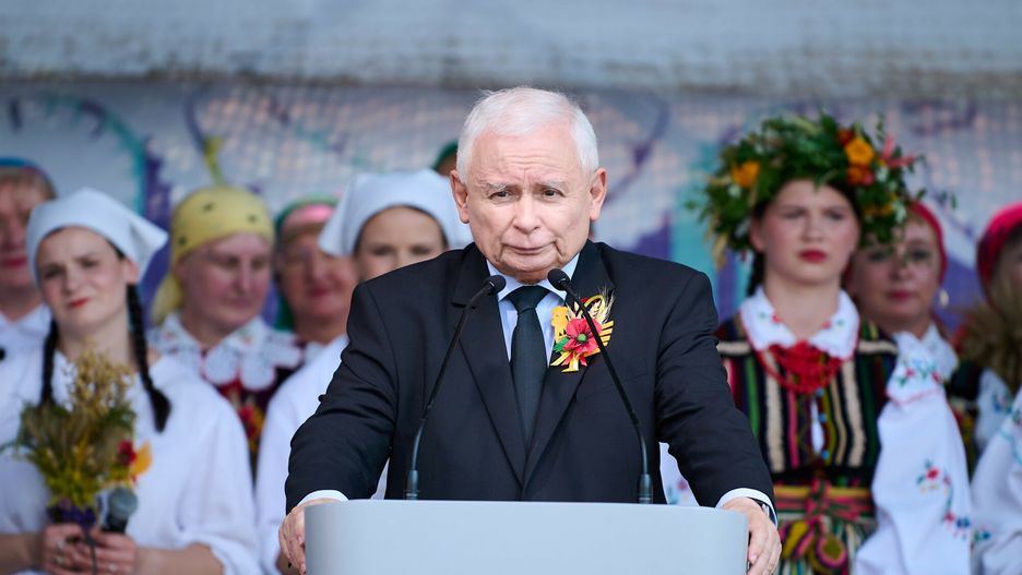 Dożynki z udziałem Jarosława Kaczyńskiego
FOT: Oleg Marusic/REPORTER