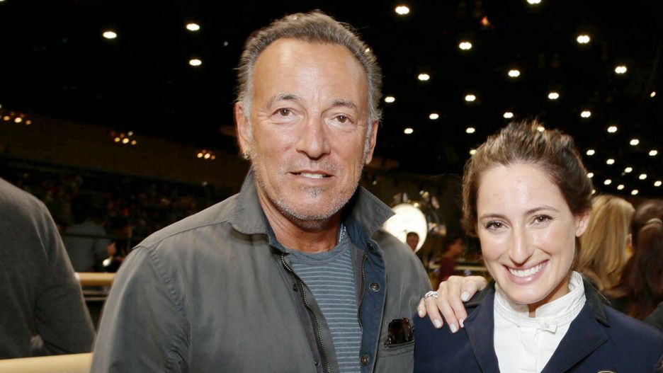 Bruce Springsteen z córką Jessicą w 2015 r.