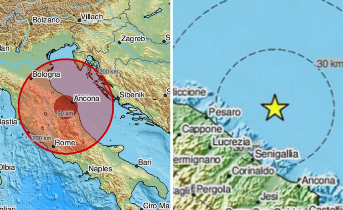 Silne trzęsienie ziemi we Włoszech.