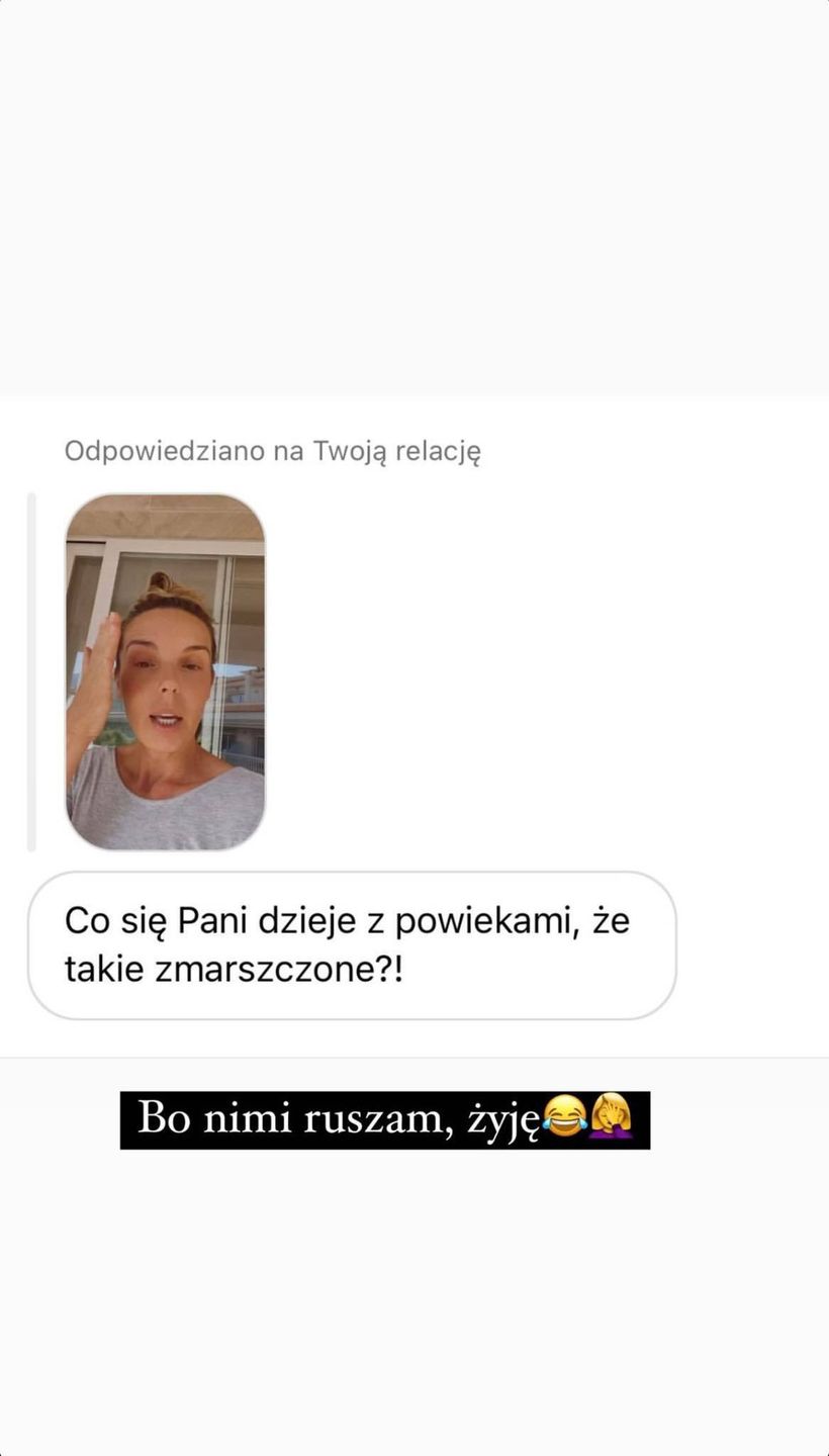 Agnieszka Włodarczyk odpowiada na uwagi internautek, że jest "POMARSZCZONA"