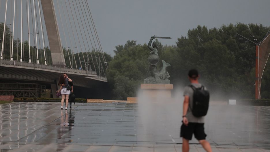 Warszawa. W poniedziałek mogą wystąpić burze