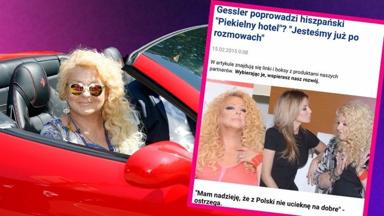 10 lat temu na Pudelku: Magda Gessler była już po rozmowach i miała poprowadzić hiszpański "Piekielny hotel". Nadal nie oddzwonili?