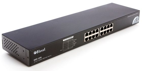 8level GES-16R switch rackowy wygląd