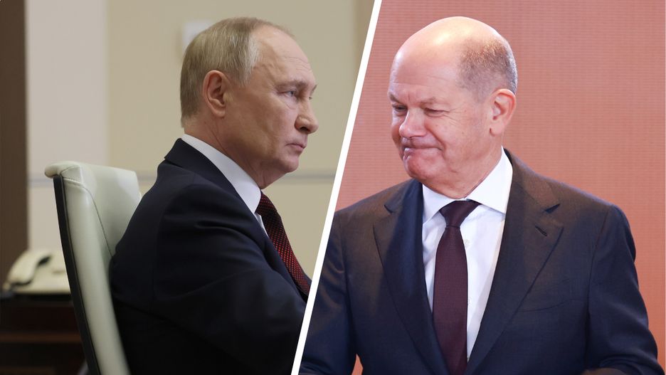 Władimir Putin, Olaf Scholz